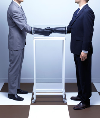 Pre-Handshake Handshake Device