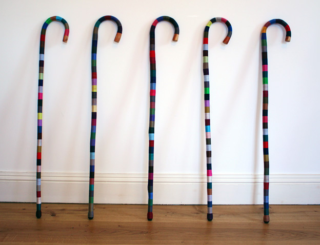 By a thread Walking cane by Dominic Wilcox