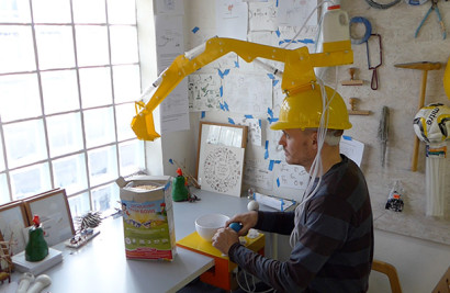 head crane in studio